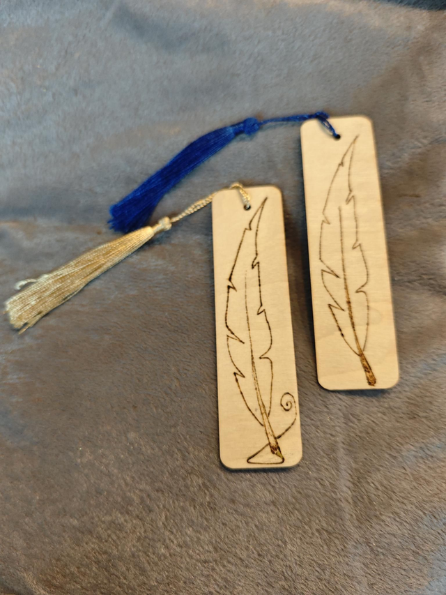Signet Marque-page Plume 