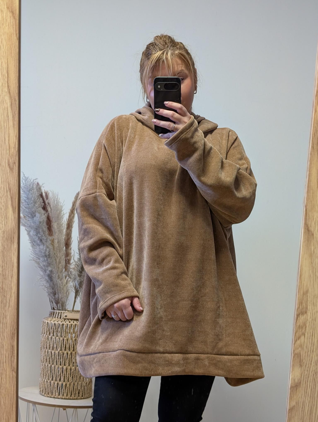 Pull capuche astride camel TU 40/46