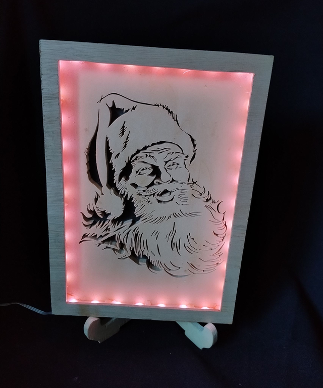 Père Noël lumineux