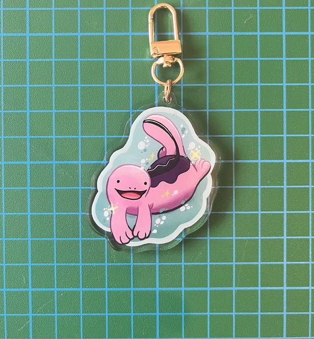 Shiny Quagsire Keychain