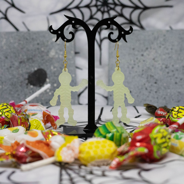 Boucles d'oreilles Squelette