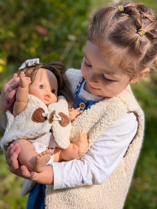 Gilet de berger écru poupée