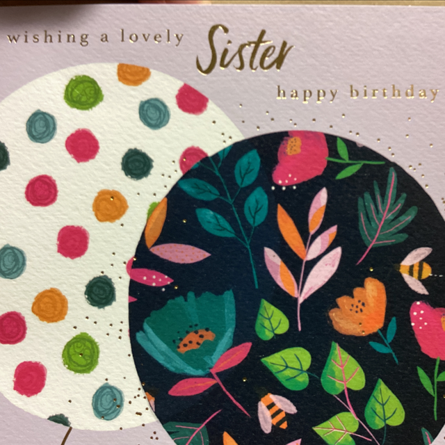 Birthday Relative Sister (Balloons) GB