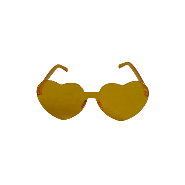 Lunette Coeur Moutarde 