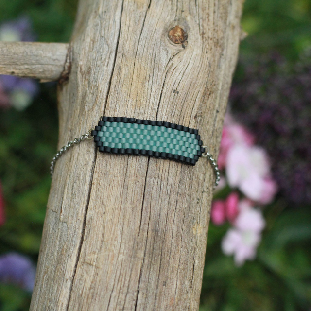 bracelet jade noir#1