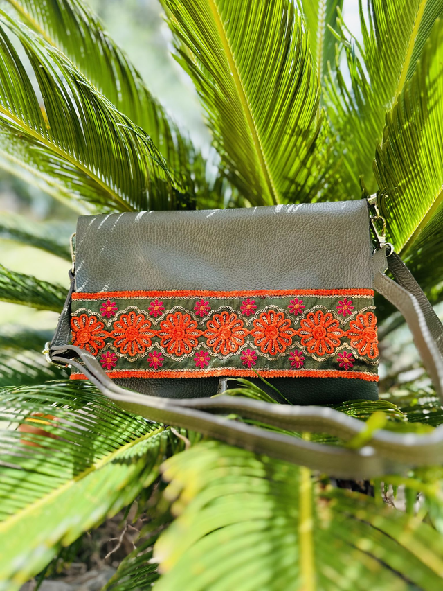 Borsa EMBRODERY Flower