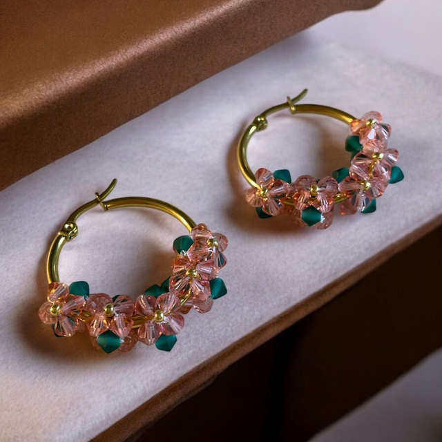 Boucles d'oreilles Fleur