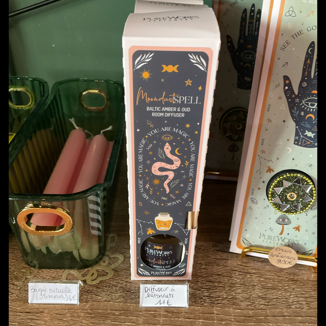 NEW - Diffuseur à bâtonnets Ambre & Oud