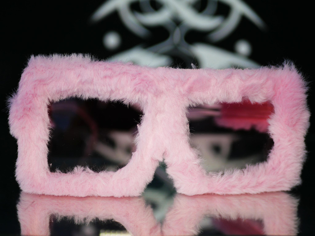 Lunette velour rose 