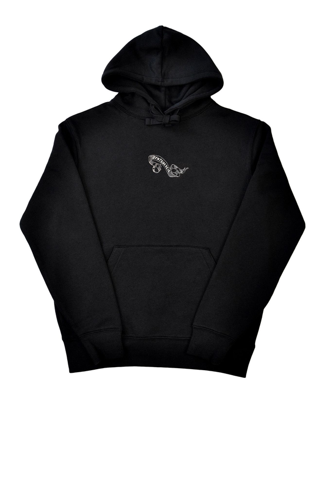 Dents de Scie® Le corbeau Sweat-shirt Noir
