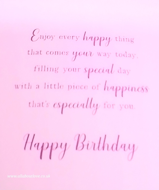 Niece Beach Sentiments Happy Birthday Foil Card Lovely Verse