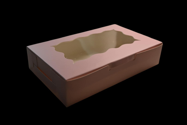 🎁 Boîte cadeau rose pour 6 à 8 fondants