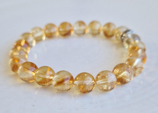 Bracelet CITRINE 8mm