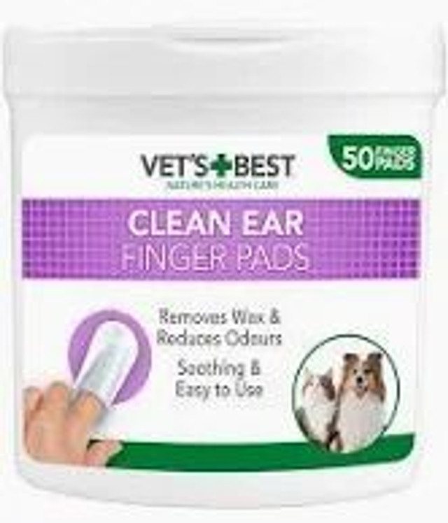 Vets Best Clean Ear Finger Pads