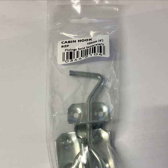Cabin hook bzp 100mm 0344210