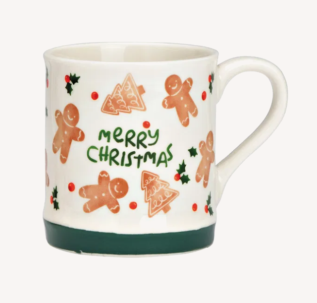 Gingerbread's mok Merry Christmas, groen
