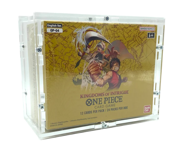 Acrílico  One Piece Display (Booster Box) Inglés OP-04 Kingdom of Intrigue