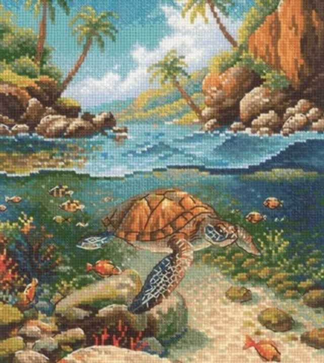 RIOLIS Under the Water Counted Cross Stitch Kit