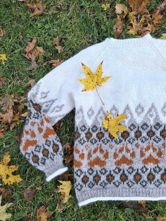 Suaq - Col 03 (White Lettlopi) - Wool &amp; Pattern - Linka Neumann