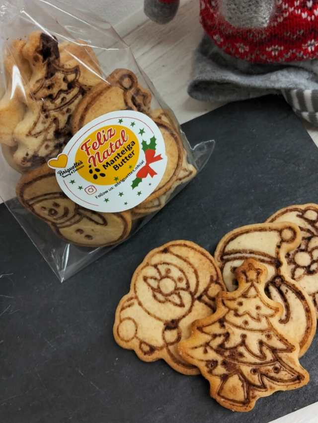 Bolachas de Manteiga Artesanais de Natal