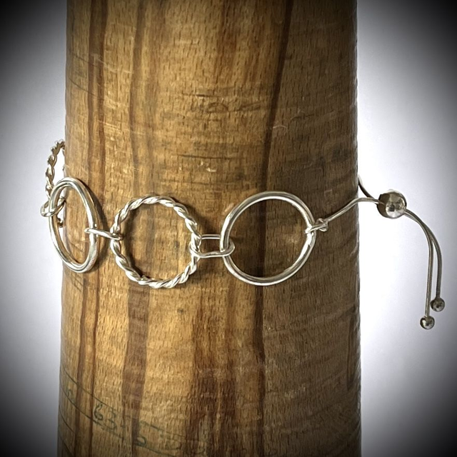 Twisted Sterling Silver Bracelet