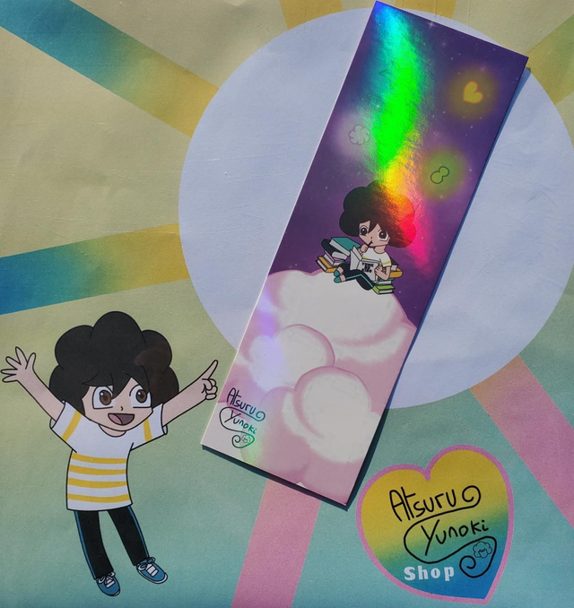 Marque page "Yume No Kibo origins" / Yume No Kibo / Design by Atsuru Yunoki (Me) /