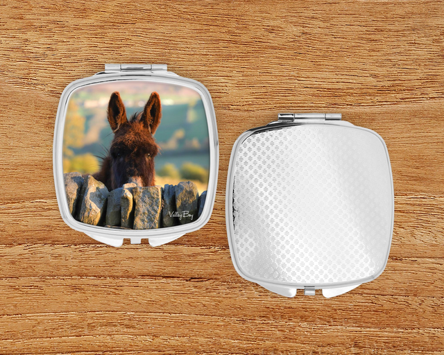 "Peeping Donkey" Compact Mirror  