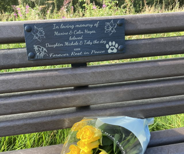 Bench Tribute Plaque 25x10