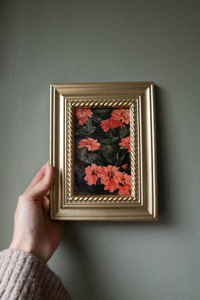 Orange Bloom 🌹 Cadre doré revalorisé