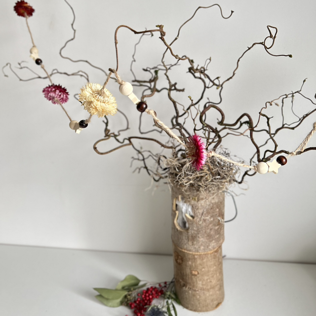 Strawflower garlands