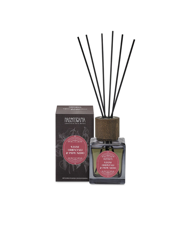 Nasoterapia - Legni orientali &amp; Pepe nero Diffusore a bastoncini 