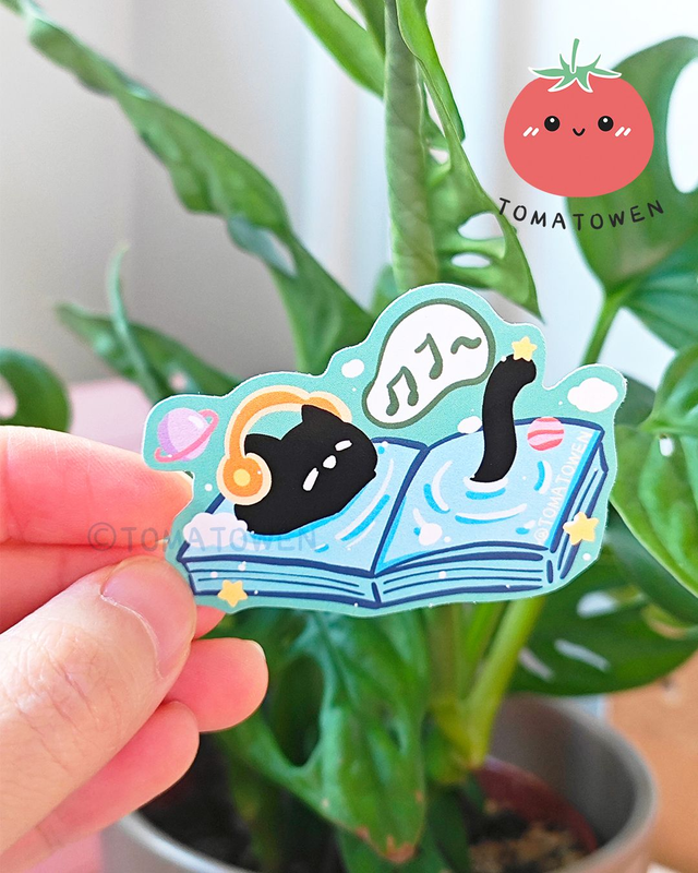 Sticker: Cozy music time Kola