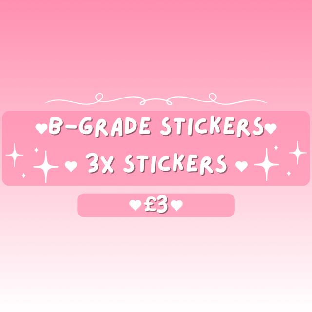 B-Grade Sticker Packs