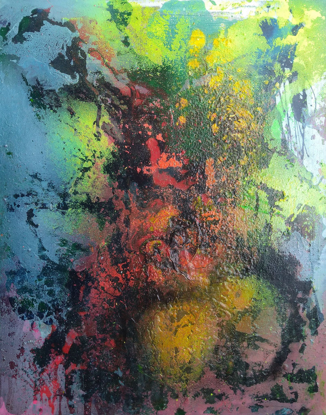 Jabłka, 50x40 olej akryl płótno