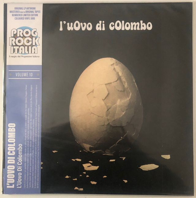 L'Uovo di Colombo LP vinile colorato neutro serie Universal Prof Rock Italia solo 99 copie prodotte