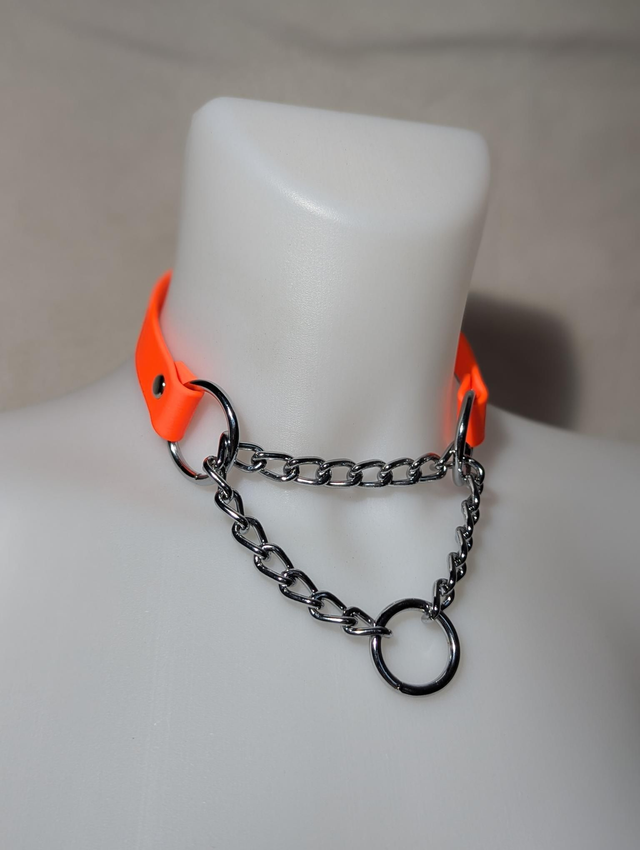 Collier "Odin" orange néon. 🌱