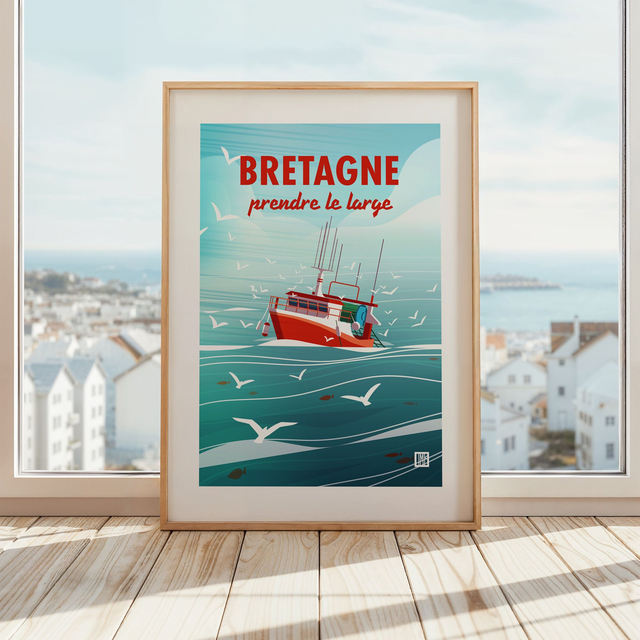 Bretagne - prendre le large (A4, A3 ou A2)