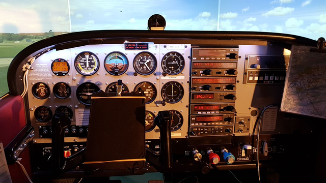 Simulator Cessna 172 MIT Instruktion