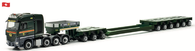 Mercedes Benz Arocs "Tieflade-Sattelzu" Emil Egger.  