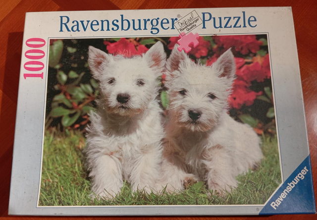 Puzzle ravensburger 1000 pièces westies