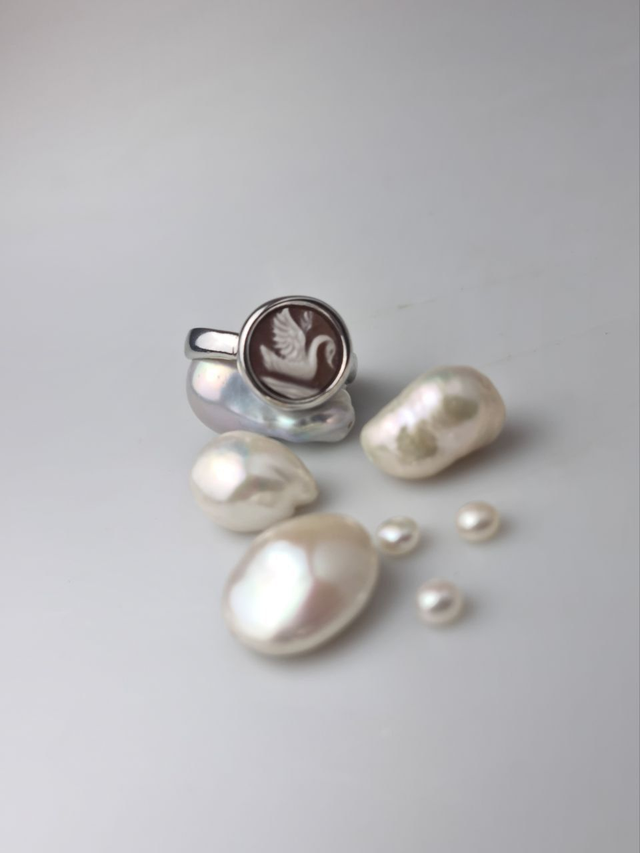  Anello Cammeo Minimal