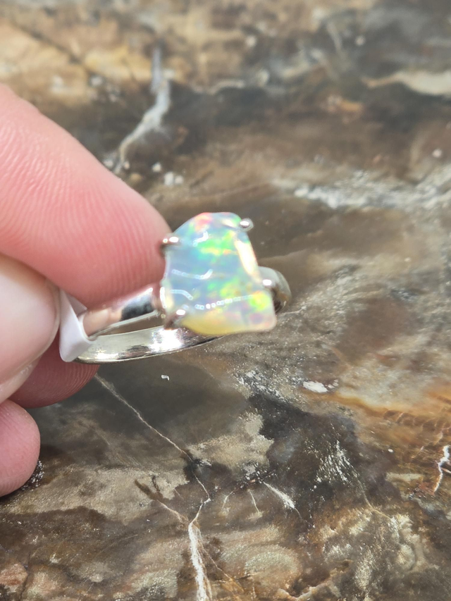 Bague Argent 925 et Opale welo 