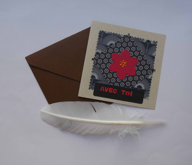 Une fleur pour être avec cette personne en ces moments difficiles