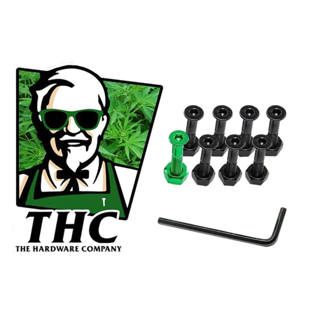 The Hardware Company THC Green OG Kush Skateboard Nuts &amp; Bolts