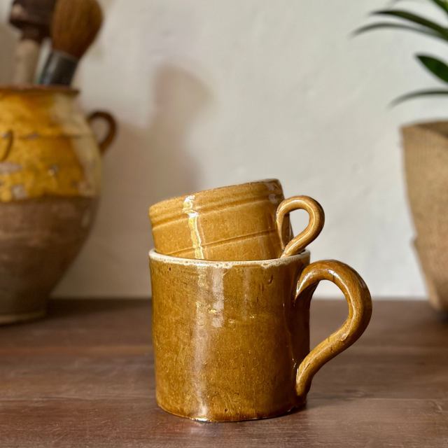 les chopes en grès vernissé