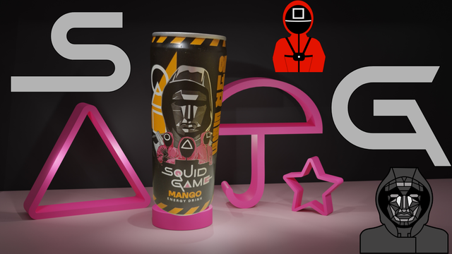 Boisson energy Squid Game mangue 33cl