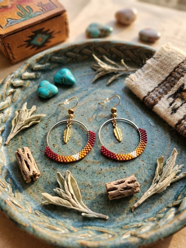 Boucles d'oreilles "Sirocco"