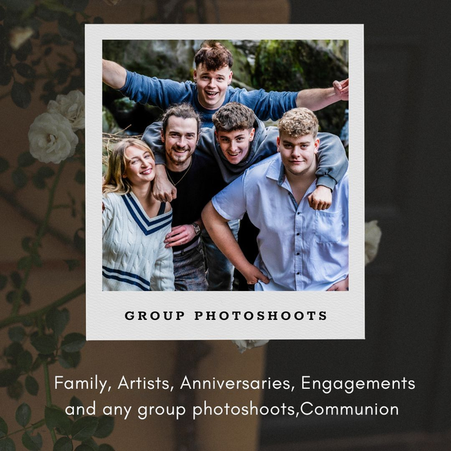 Group Photoshoot/Family photoshoot 4 to 7people