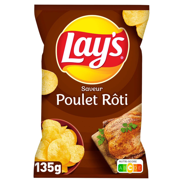 Chips saveur poulet rôti LAY'S 135g