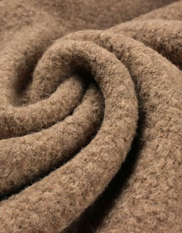 Capuche adulte - Mohair cognac